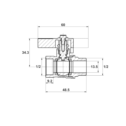 noyon-thiebault-s-rie-1-vanne-d-arr-t-1-4-tour-laiton-mf-1-2-15x21-manette-papil image 6