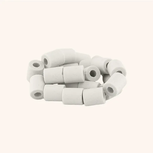 hydropure-collier-de-25-perles-de-c-ramique-grises-em image 1