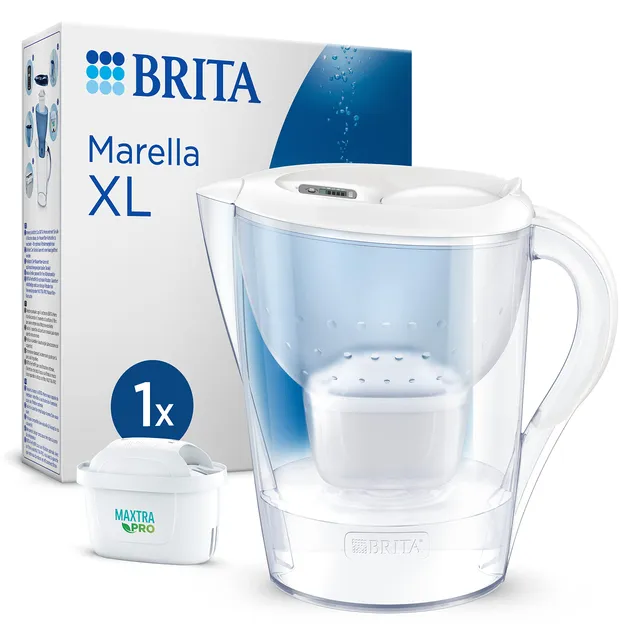 brita-marella-xl-carafe-filtrante-3-5-l-blanc-1-filtre-maxtra-pro image 1