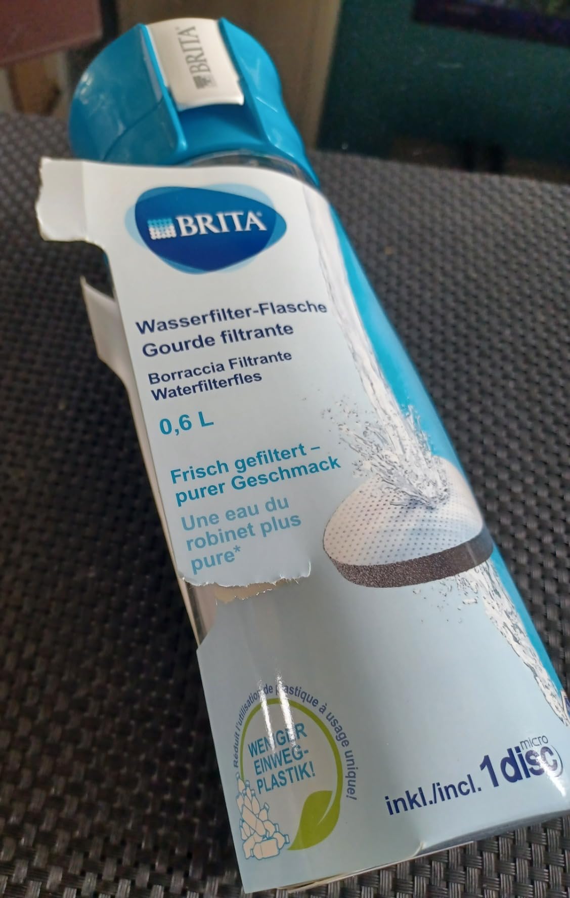 Bonne gourde, débit un peu lent