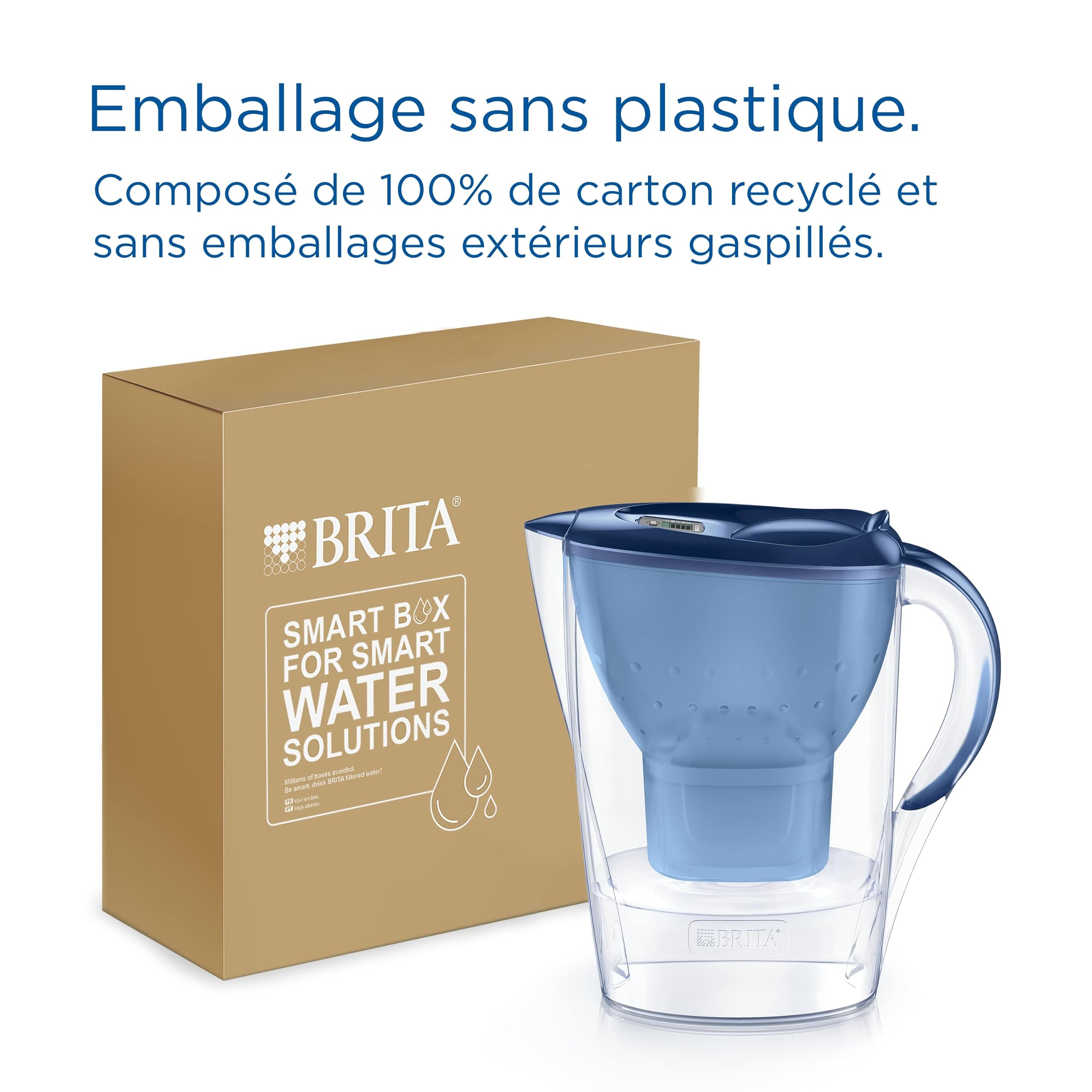 brita-carafe-filtrante-marella-2-4-l-bleue-3-cartouches-maxtra-pro-all-in-one image 8