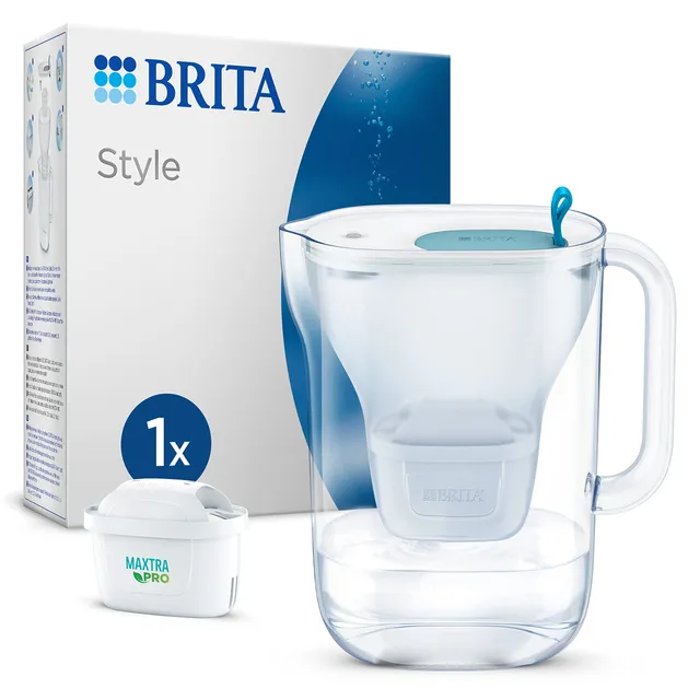 brita-carafe-filtrante-style-bleue-2-5-l-1-cartouche-maxtra-pro-all-in-1 image 1
