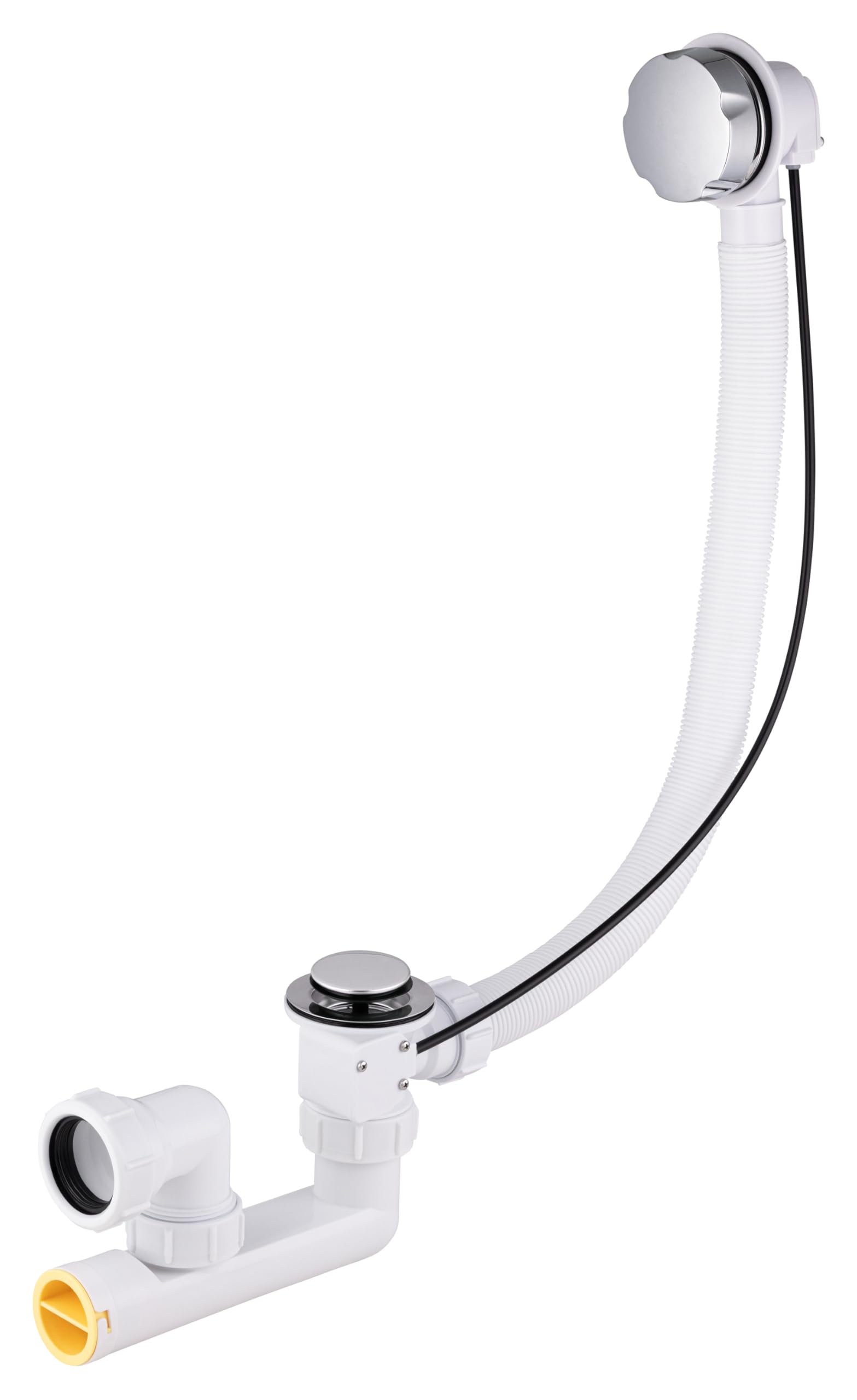 noyon-thiebault-ensemble-de-vidage-baignoire-c-ble-noir-mat-siphon-orientable-so image 5