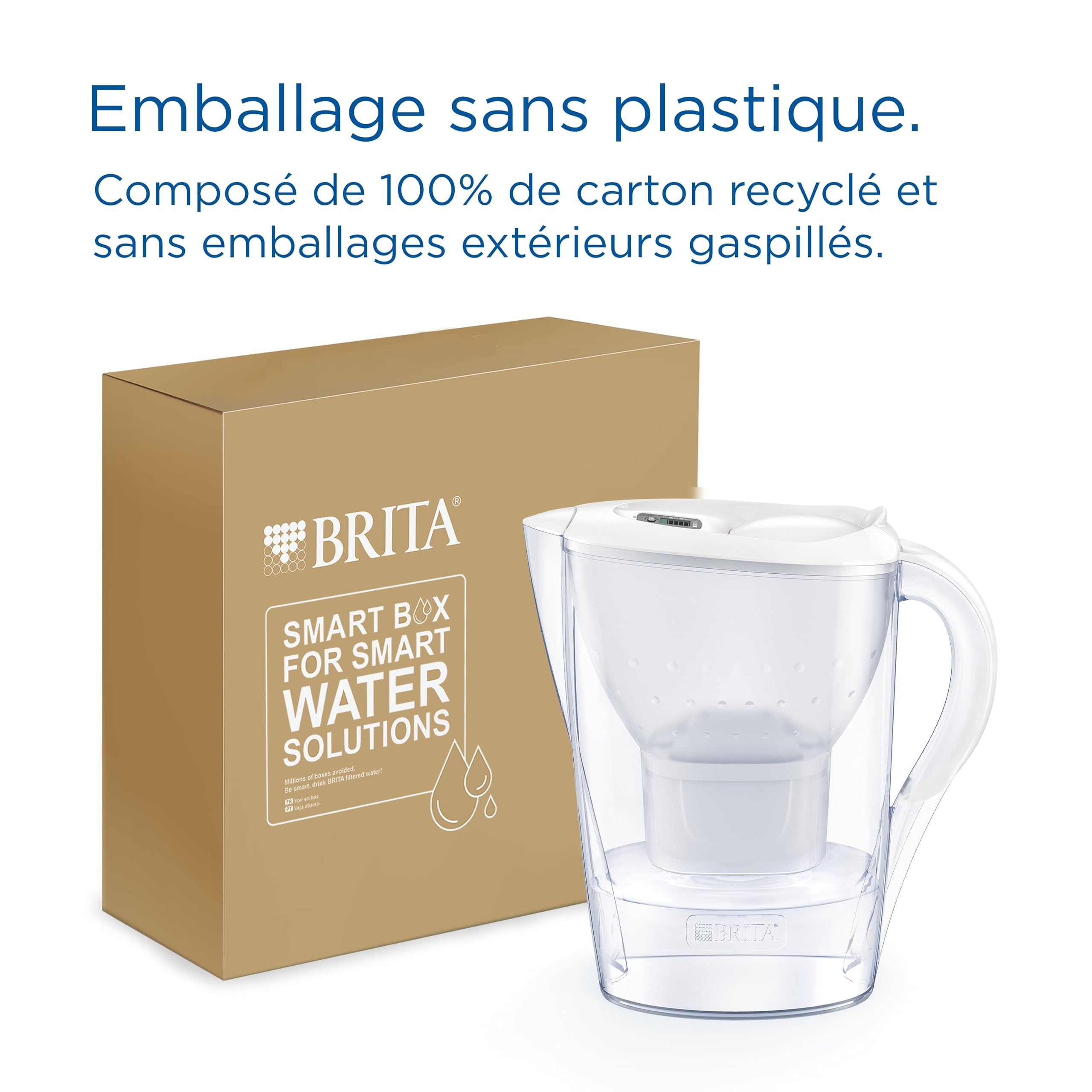 brita-carafe-filtrante-marella-2-4-l-blanche-6-cartouches-maxtra-pro-all-in-one image 8