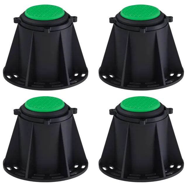 noyon-thiebault-pieds-de-receveur-universels-r-glables-77-124-mm-lot-de-4-suppor image 1
