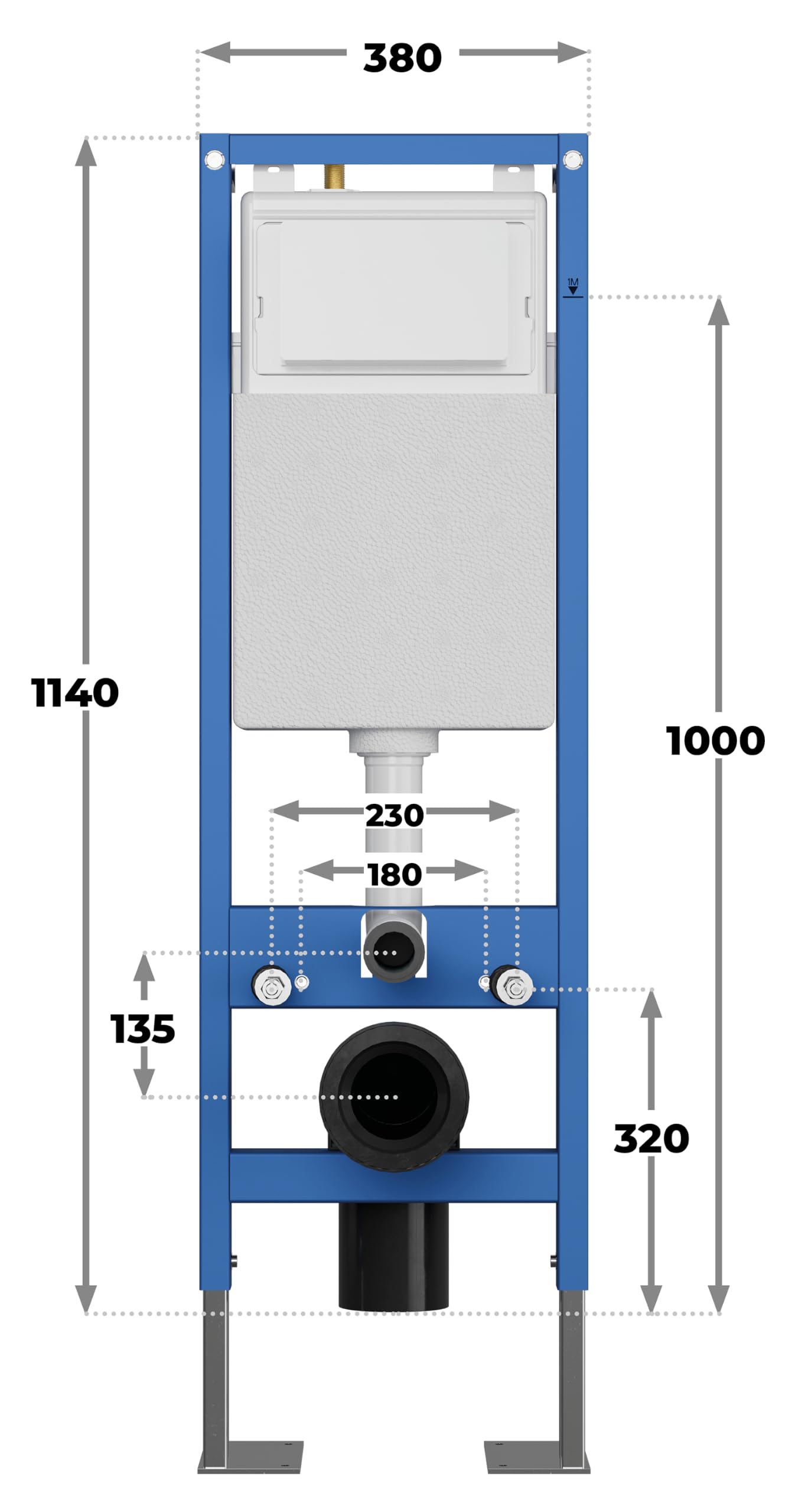 noyon-thiebault-b-ti-support-autoportant-wc-suspendu-3-6l-acier-400-kg-r-servoir image 5