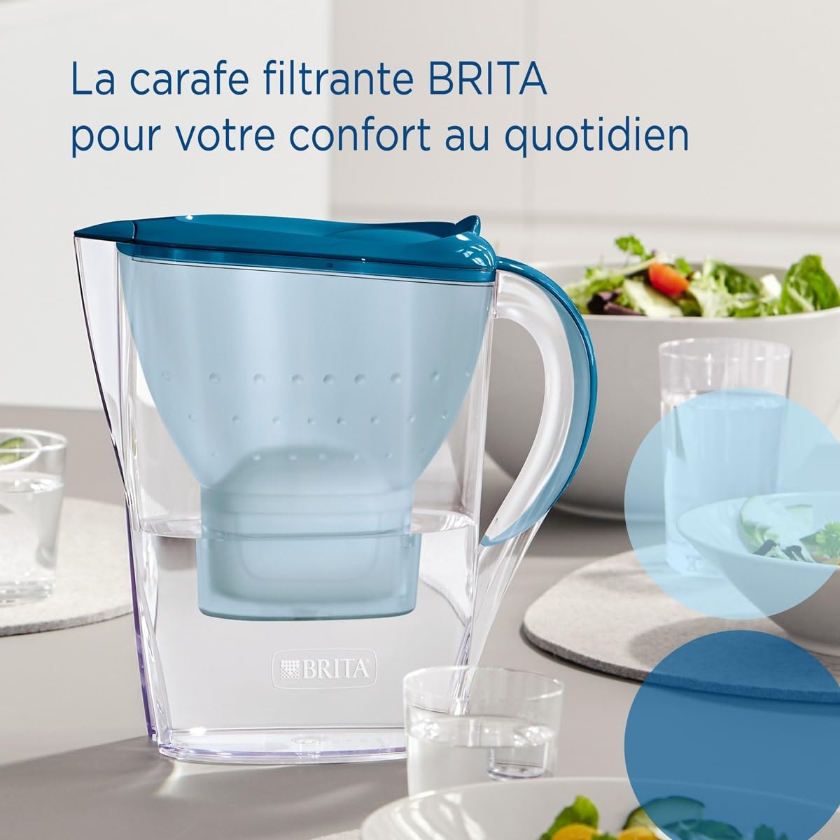 brita-carafe-filtrante-marella-2-4-l-bleue-3-cartouches-maxtra-pro-all-in-one image 2