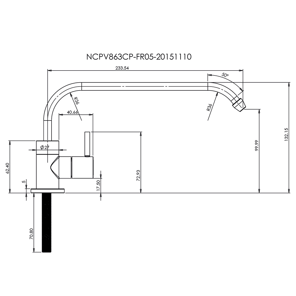 hydropure-robinet-additionnel-ultra-bas-r6-chrom-pour-filtre-sous-vier image 2