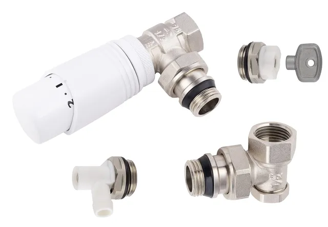 noyon-thiebault-kit-raccordement-radiateur-15x21-thermostatique-m30x150-blanc image 1