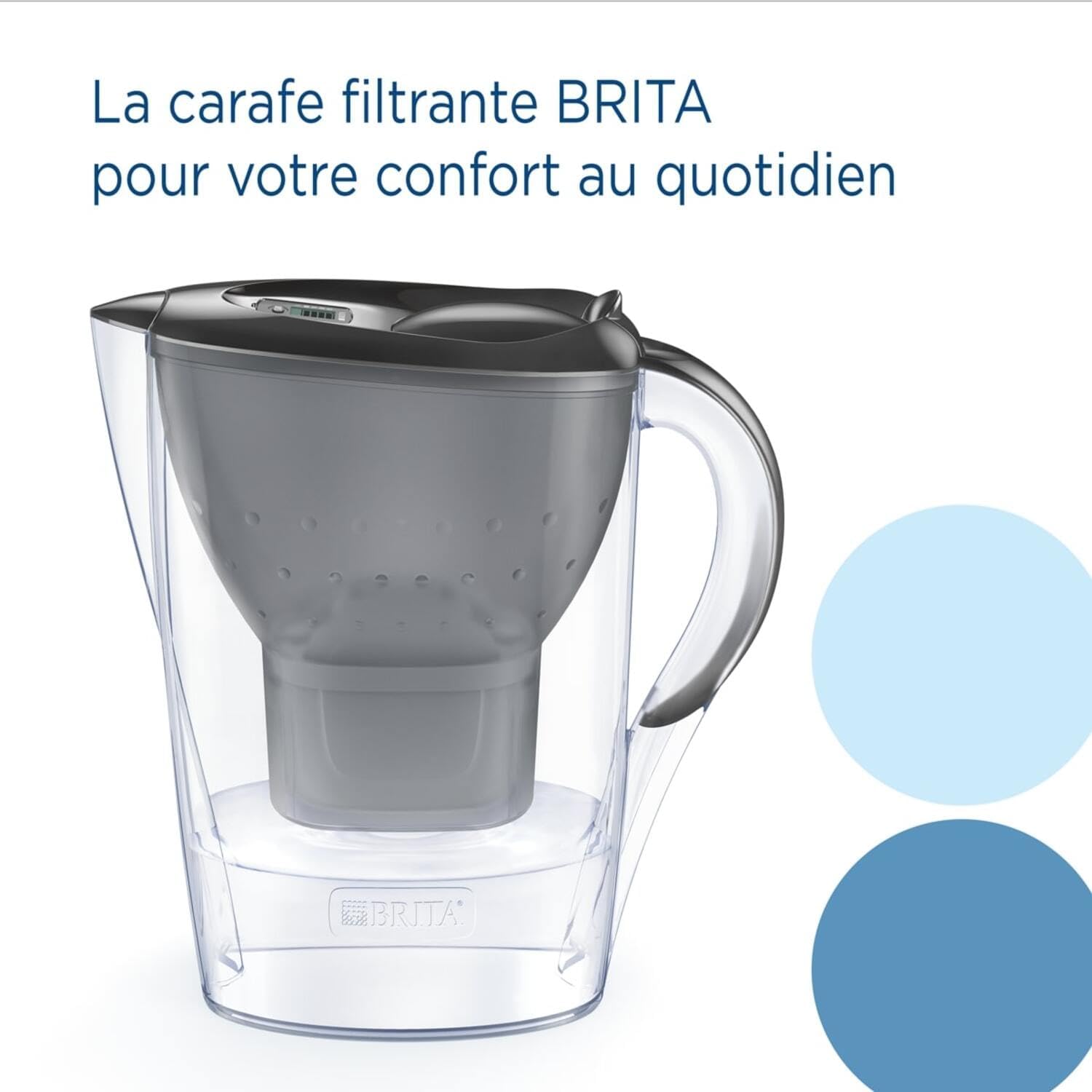 brita-marella-carafe-filtrante-2-4l-gris-3-cartouches-maxtra-pro-all-in-one image 5