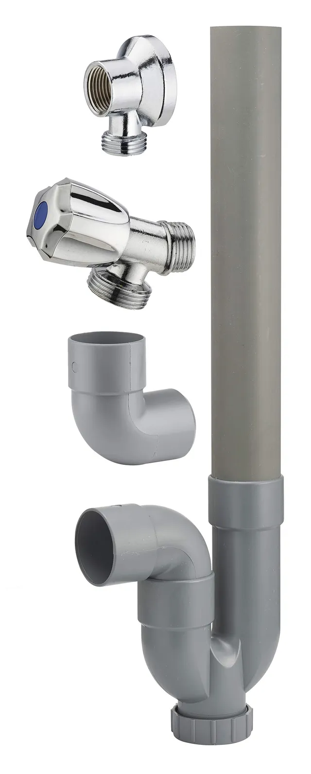 noyon-thiebault-kit-raccordement-machine-laver-robinet-applique-siphon image 1