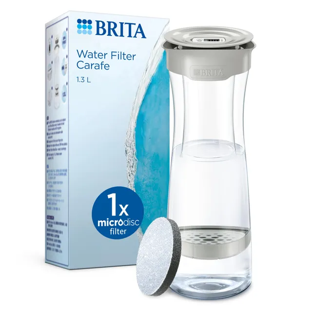 brita-bouteille-filtrante-gris-pastel-1-3-l-1-filtre-microdisc image 1