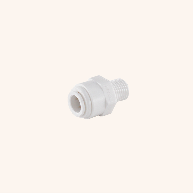 hydropure-union-simple-m-le-tubing-3-8-filetage-1-4-nptf-raccord-osmoseur image 1