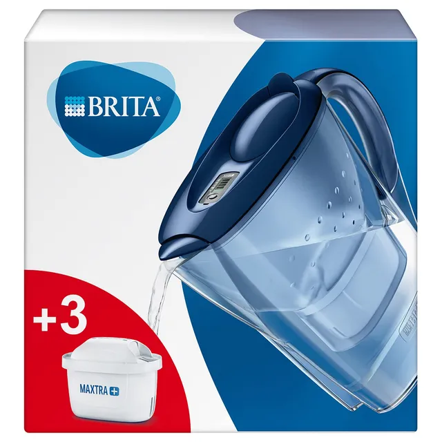 brita-carafe-filtrante-marella-bleue-2-4-l-3-filtres-maxtra image 1