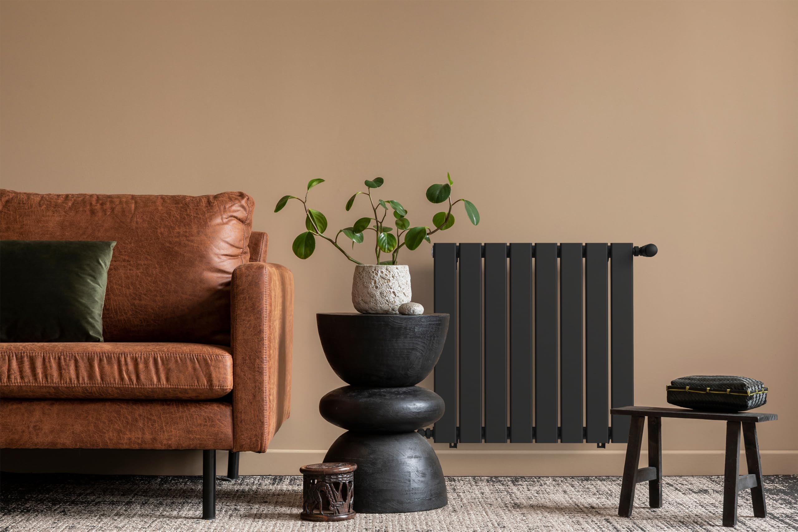 noyon-thiebault-nytia-radiateur-eau-chaude-horizontal-acier-noir-60x60-cm-481w image 3