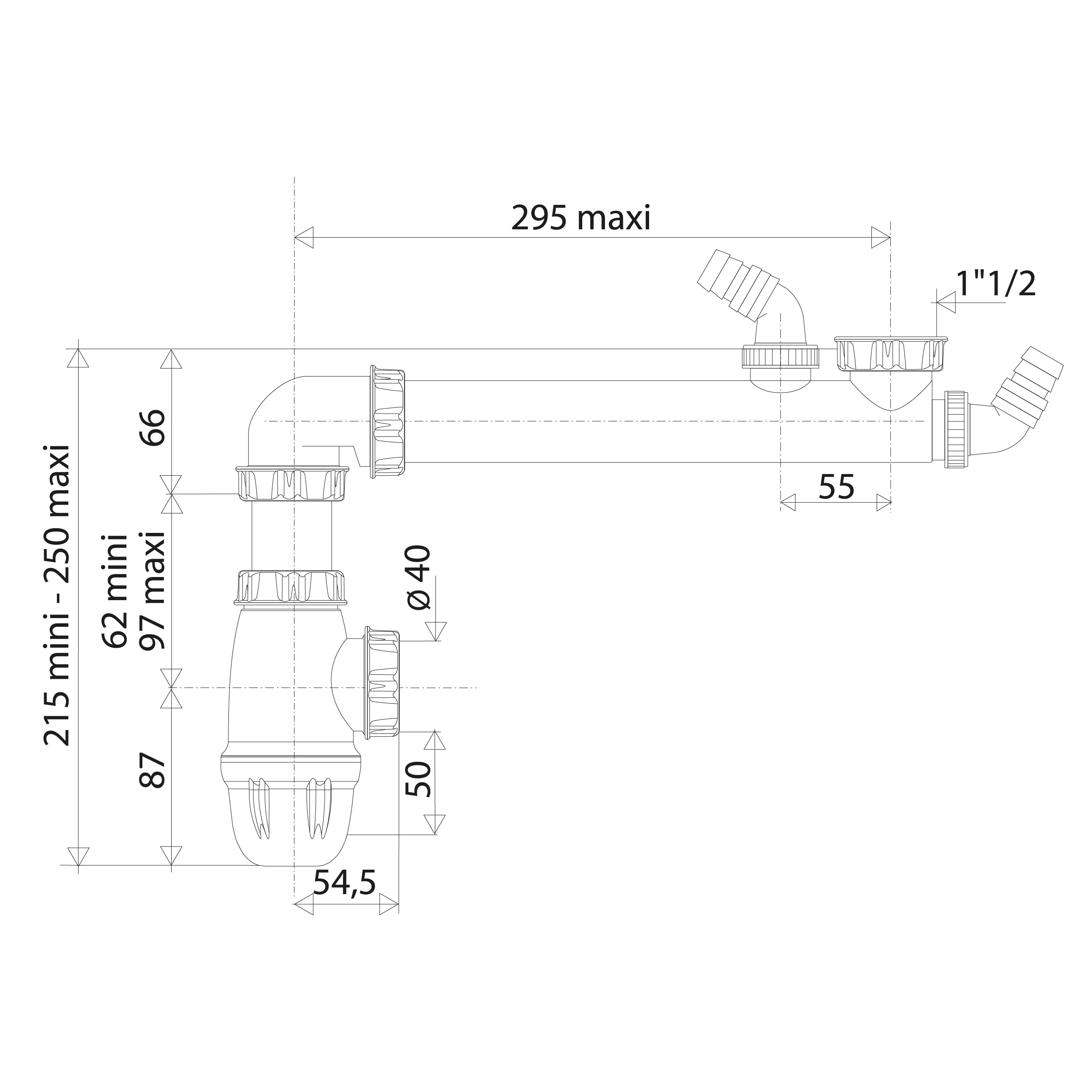 noyon-thiebault-siphon-nf-gain-de-place-pour-vier-d-port-295-mm image 2