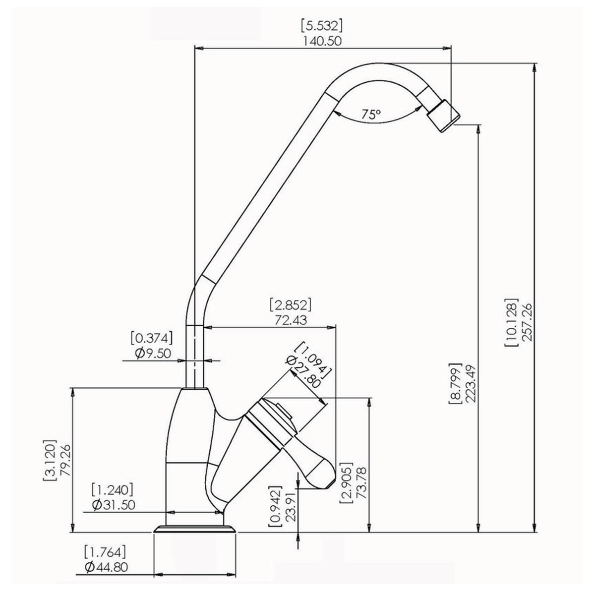 hydropure-r3-mod-le-en-l-robinet-additionnel-chrom-pour-filtre-sous-vier image 2