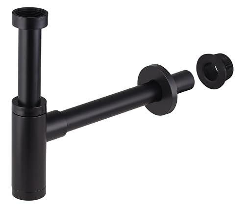 noyon-thiebault-siphon-de-lavabo-noir-mat-f33x42-32-r-glable-70-250-mm image 8