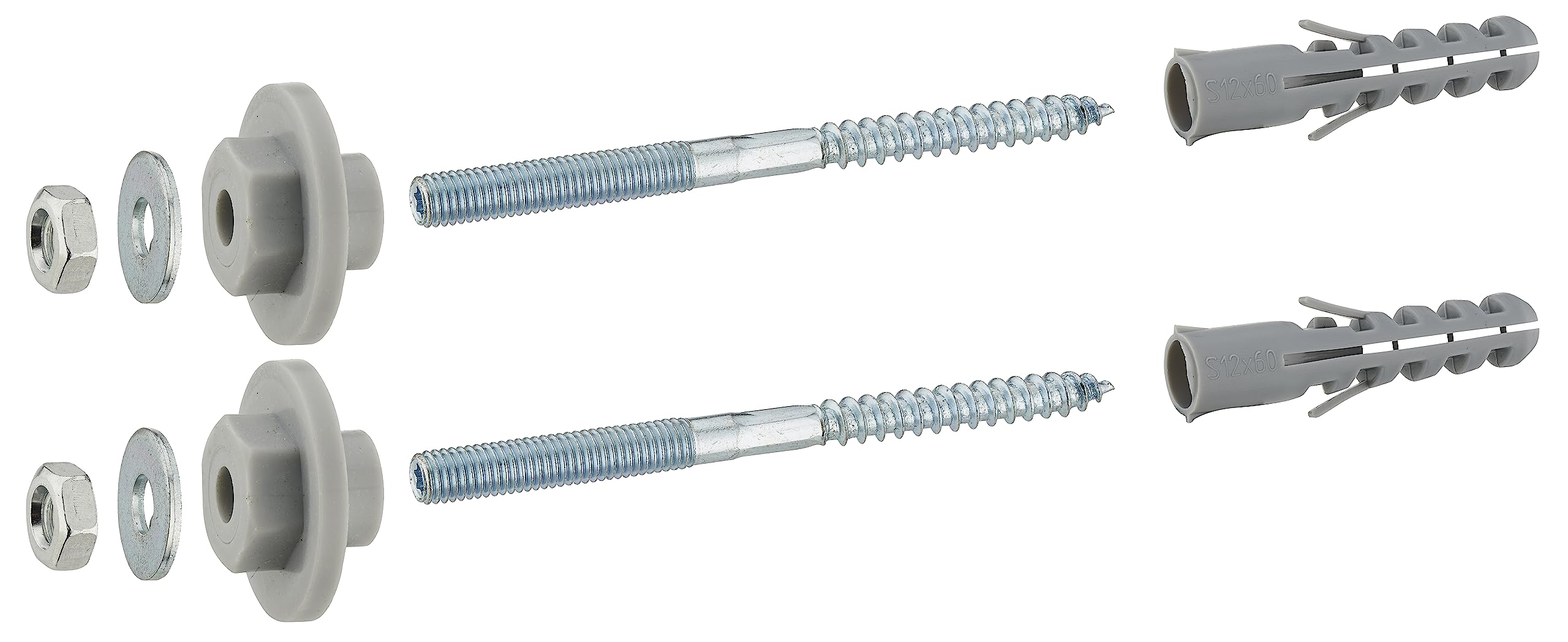 noyon-thiebault-fixations-lavabo-8x110-mm-avec-rondelles-r-glables-chevilles-12x image 1