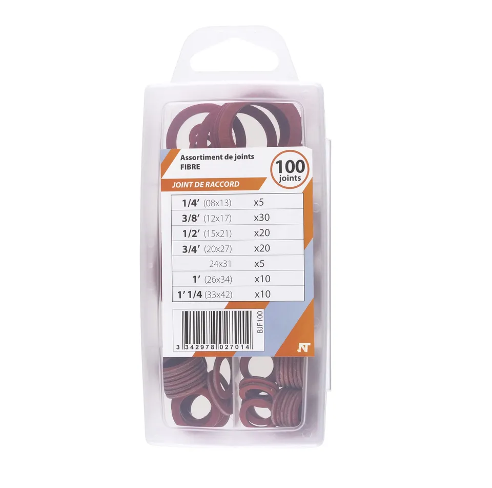 noyon-thiebault-coffret-100-joints-fibre-rouge-assortis-08x13-33x42 image 1