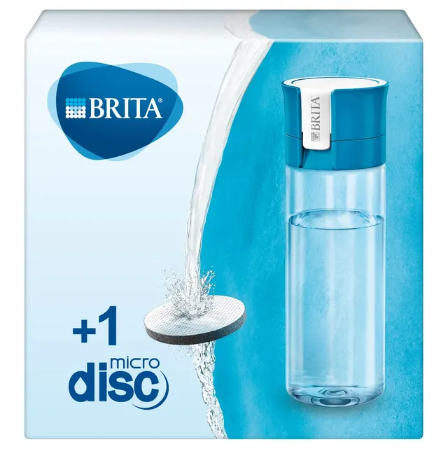 brita-gourde-filtrante-bleue-transparente-avec-1-filtre-microdisc-sans-bpa image 1