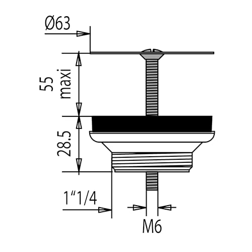 noyon-thiebault-bonde-nf-grille-coulement-libre-pour-lavabo-63-mm image 4