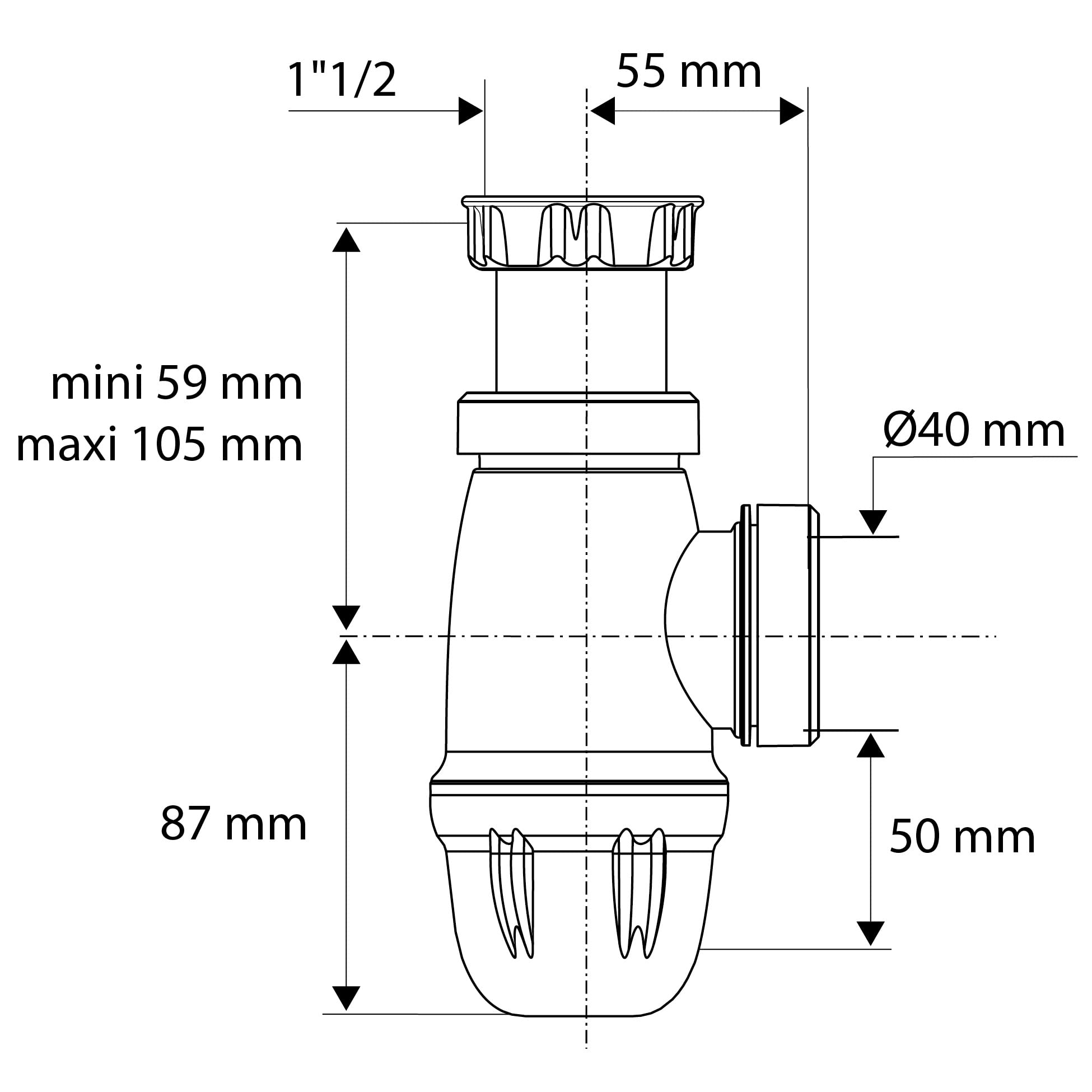 noyon-thiebault-siphon-nf-vier-40-mm-raccordement-facile-40x49 image 5