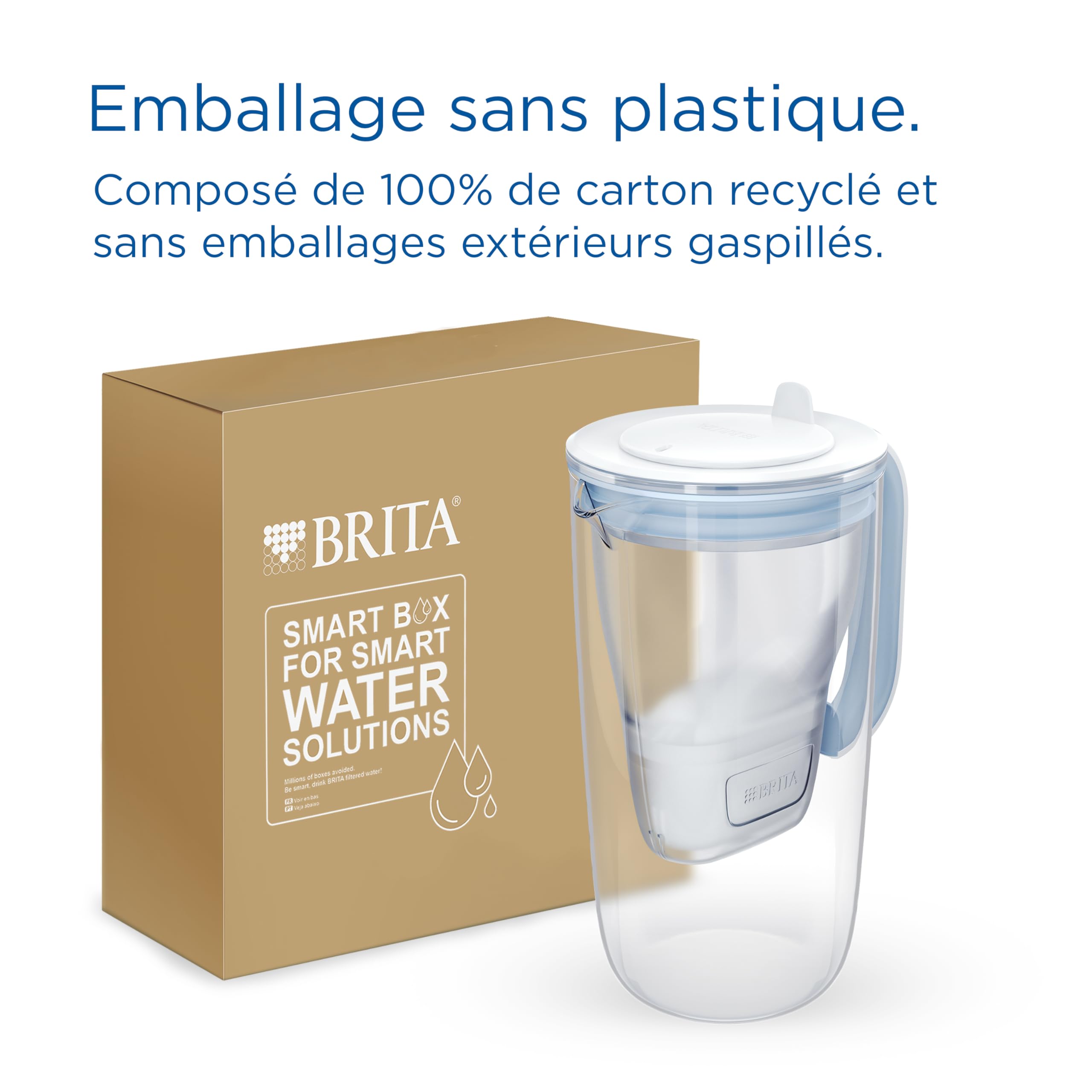 brita-carafe-filtrante-en-verre-bleu-clair-2-5-l-3-filtres-maxtra-pro-all-in-1 image 8