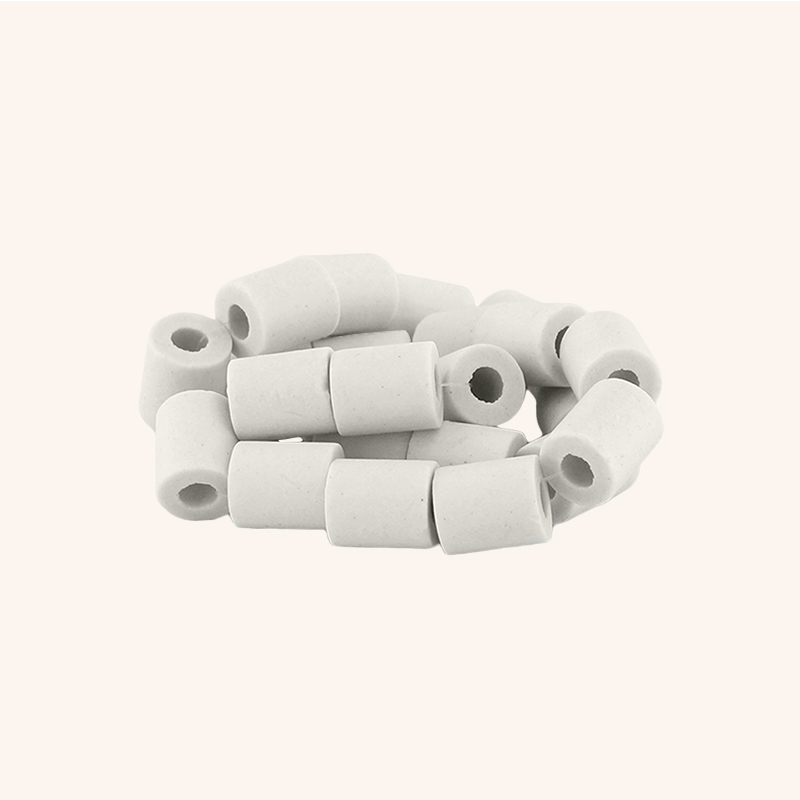 hydropure-collier-de-25-perles-de-c-ramique-grises-em image 1