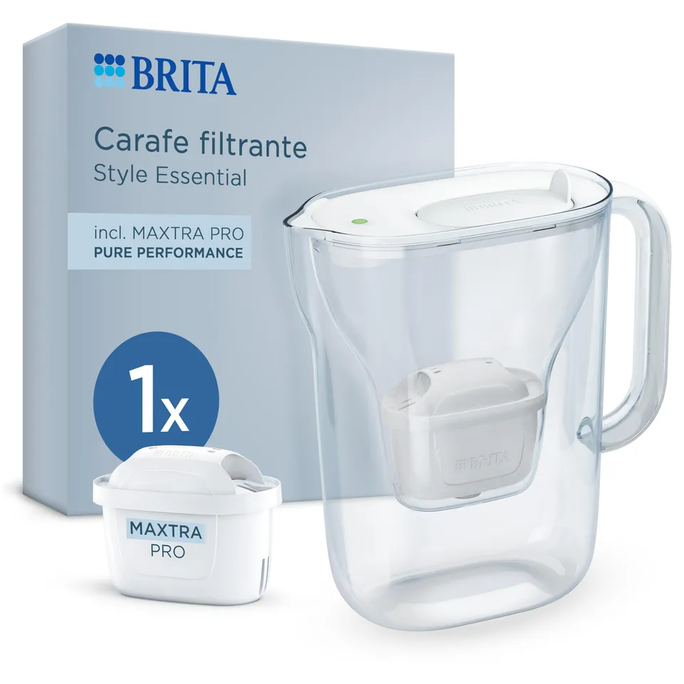 brita-style-essential-carafe-filtrante-blanche-2-4l-maxtra-pro image 1