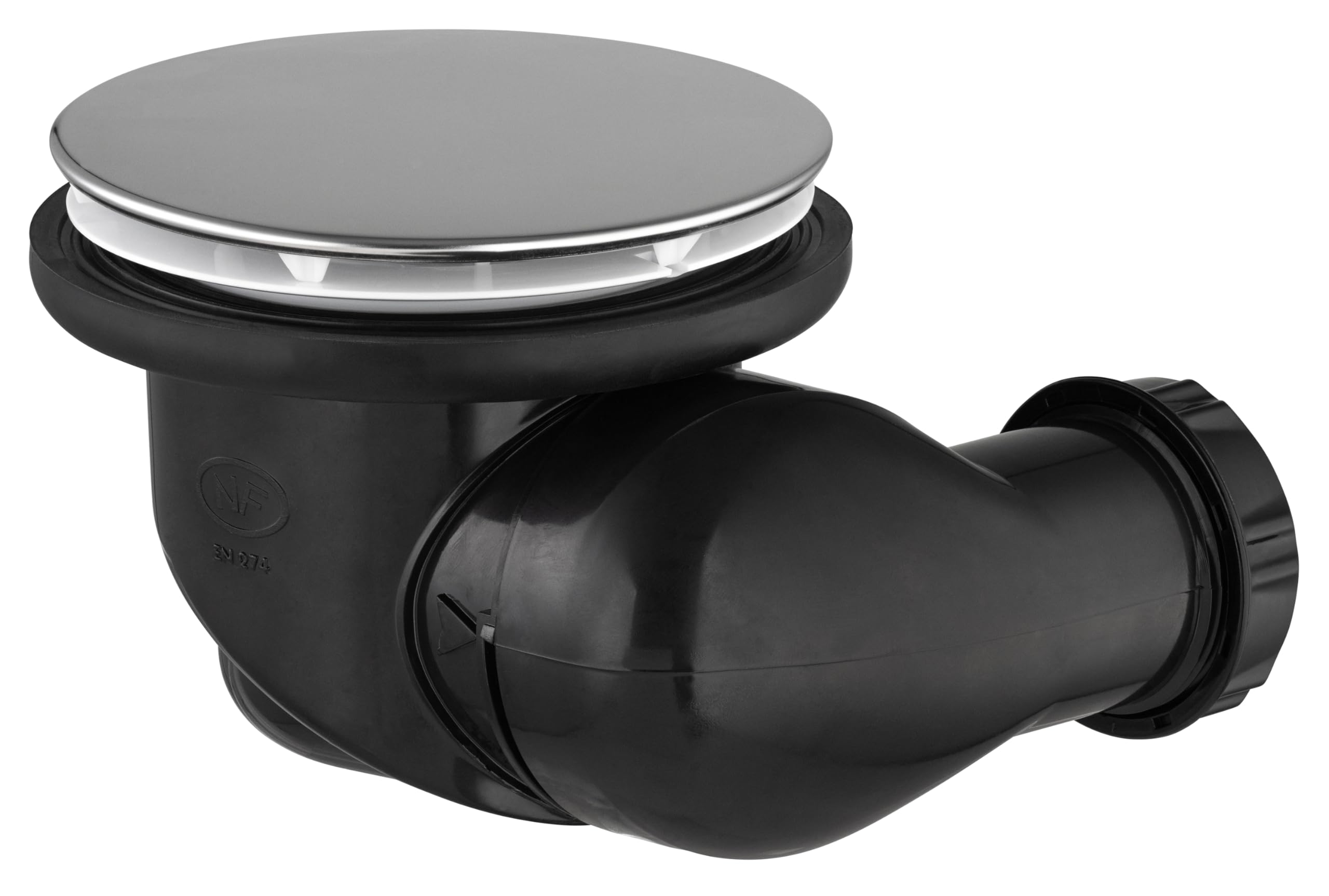 noyon-thiebault-bonde-de-douche-nf-goulue-90-mm-capot-chrom-116-mm image 3