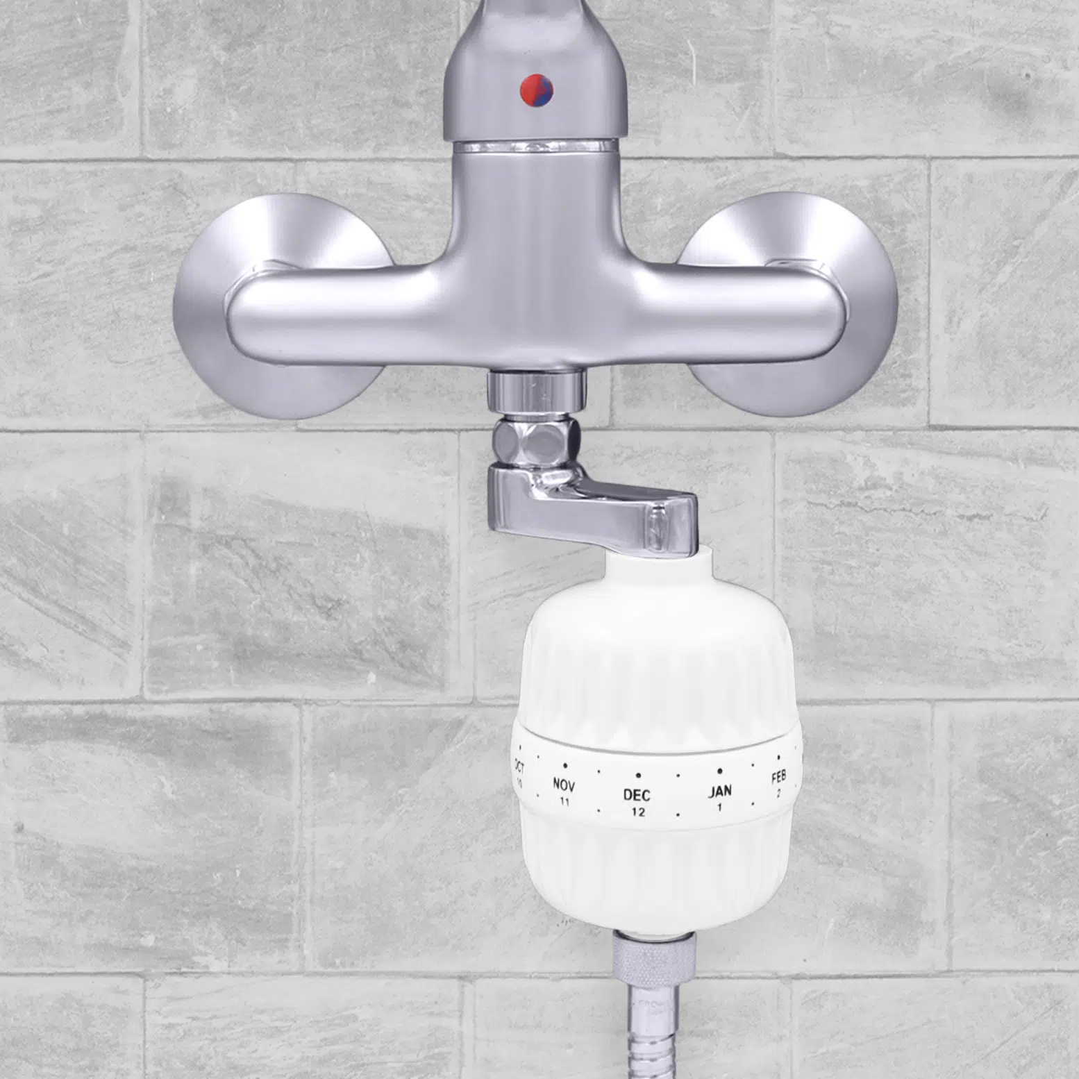 hydropure-support-d-port-pour-filtre-douche-finition-chrom-e image 2