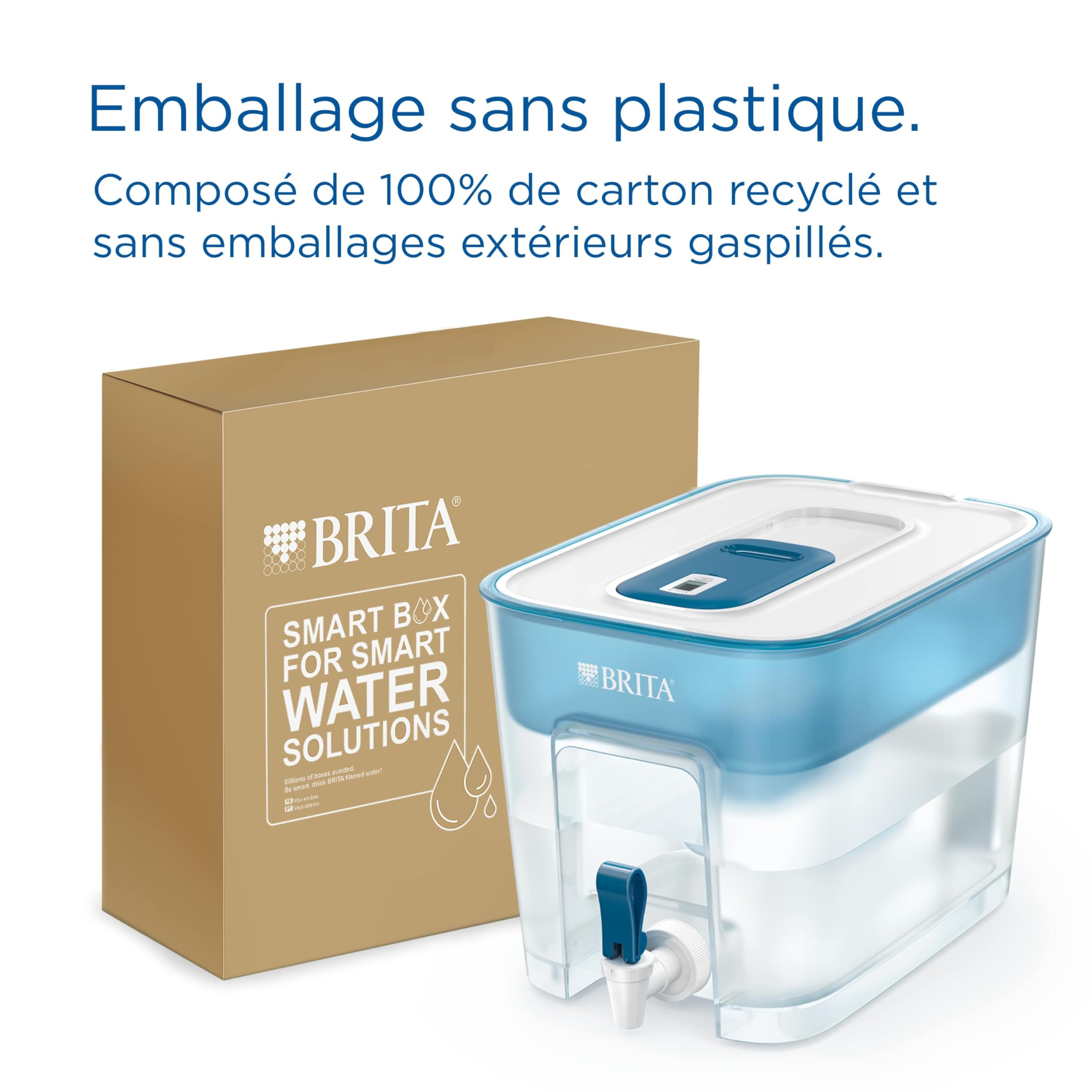 brita-flow-syst-me-de-filtration-d-eau-8-2-l-cool-blue-avec-filtre-maxtra-pro-al image 8
