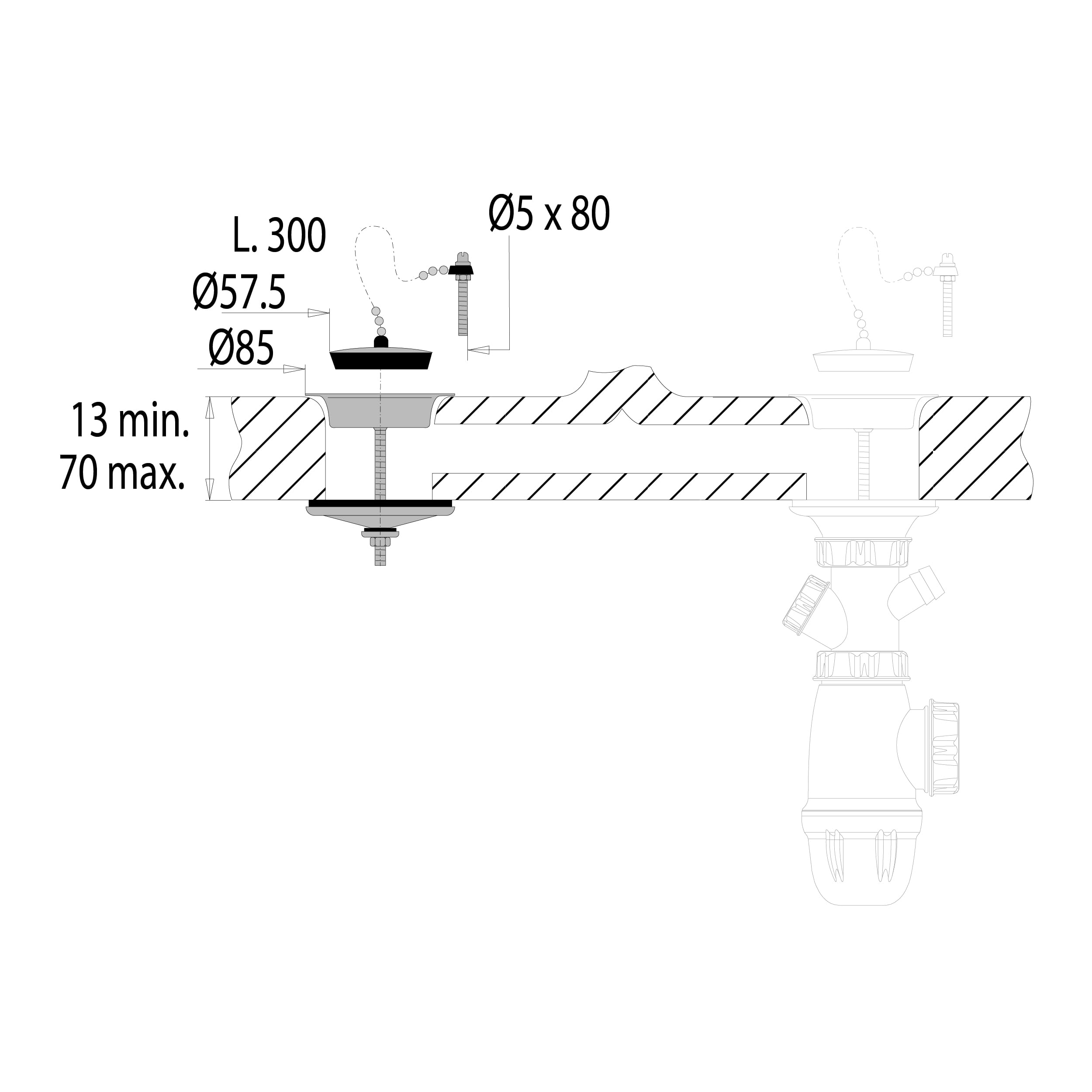 noyon-thiebault-filtre-bouchon-pour-vier-60-mm-avec-cha-nette image 2