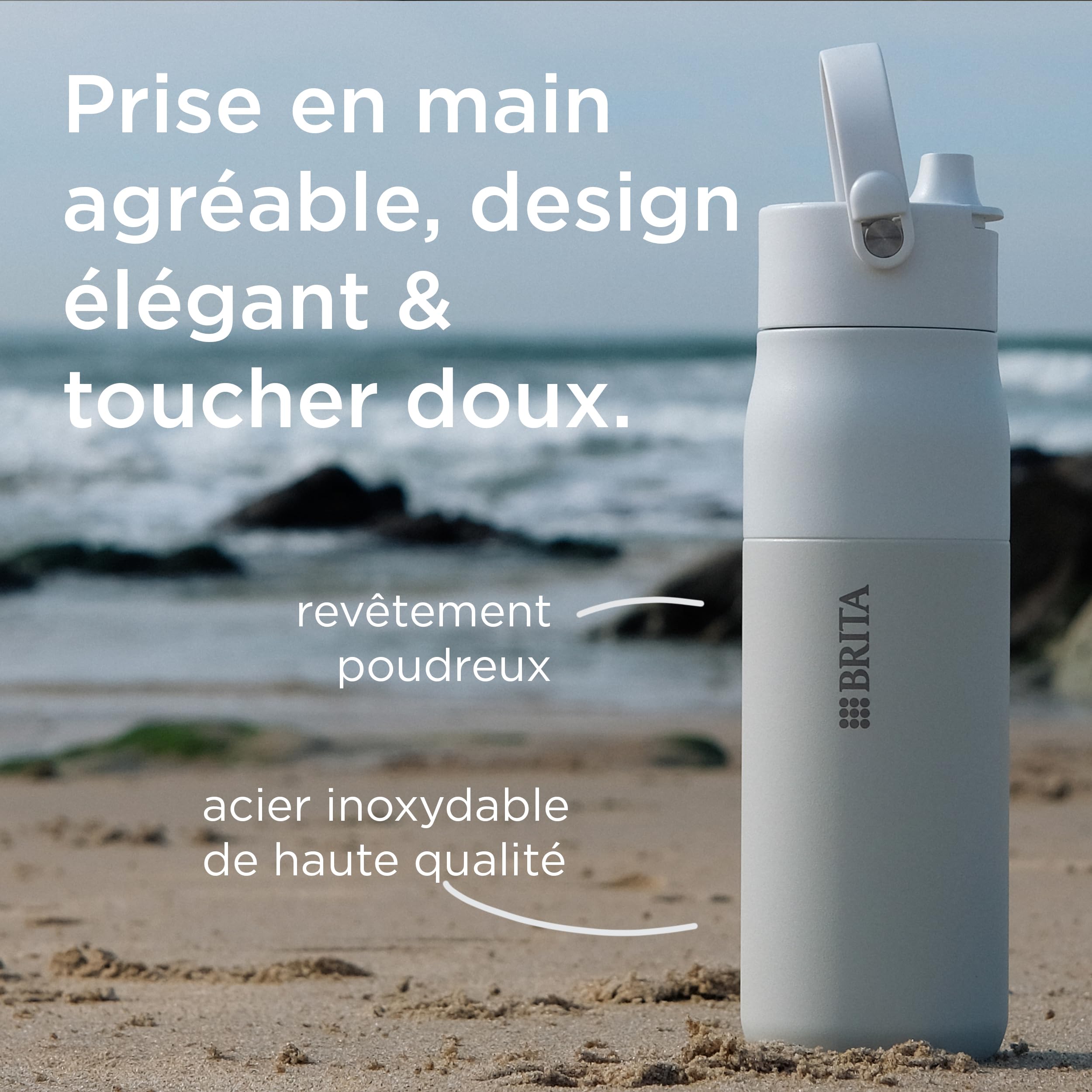 brita-larq-essential-gourde-isotherme-noire-1000-ml-inox-avec-paille image 4