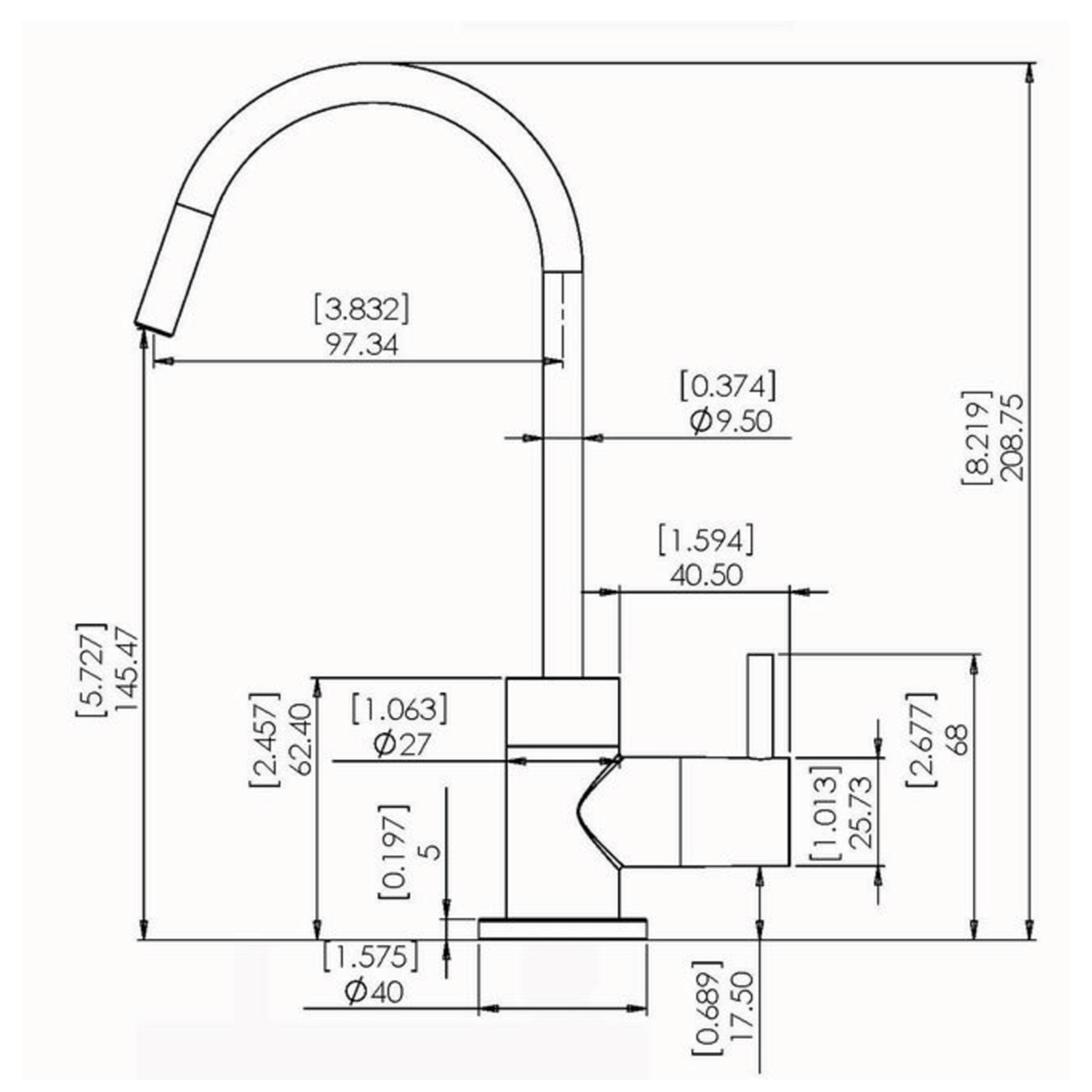 hydropure-robinet-additionnel-rond-court-r5-chrom-pour-filtre-sous-vier image 2