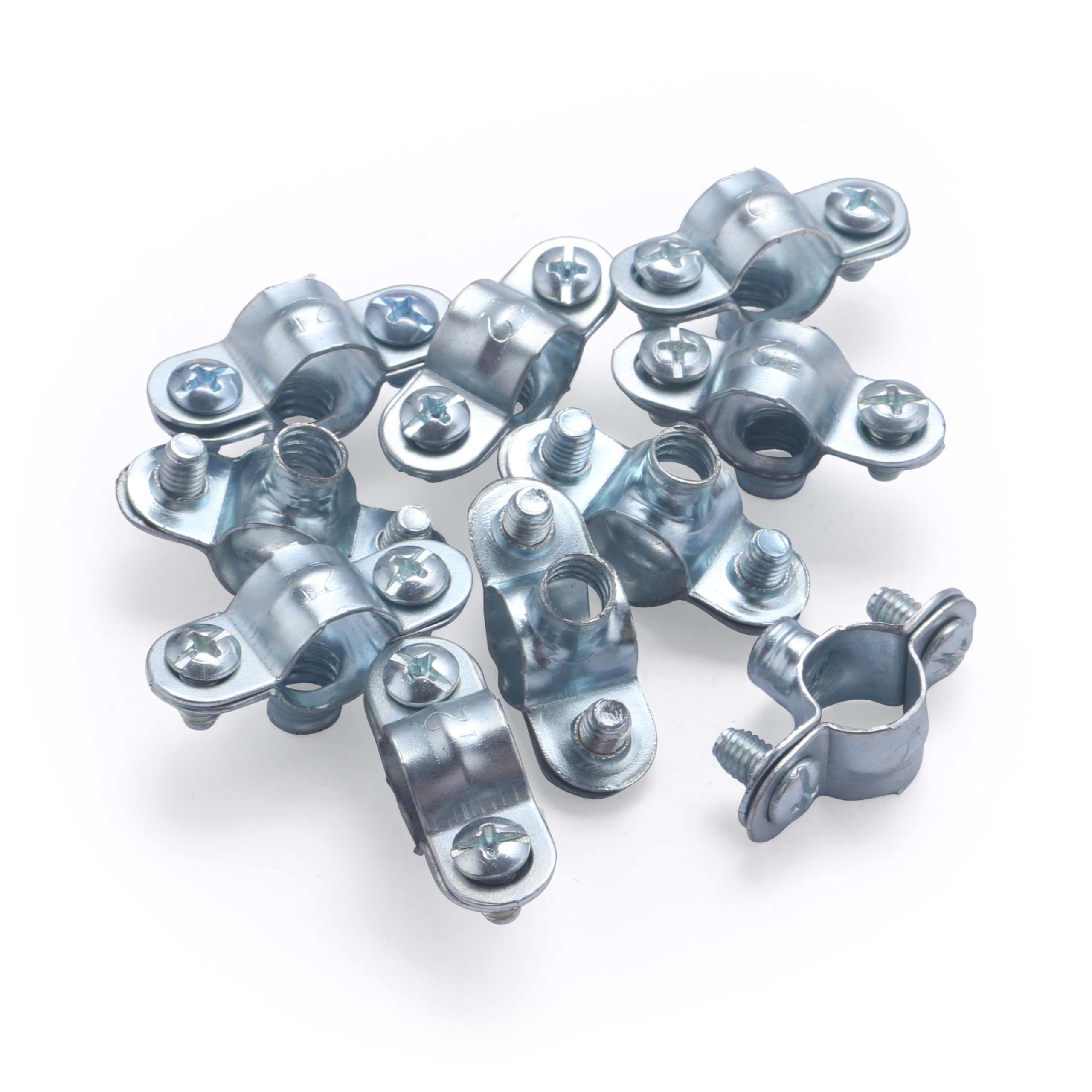 noyon-thiebault-collier-simple-acier-zingu-12-pour-tube-lot-de-10 image 1