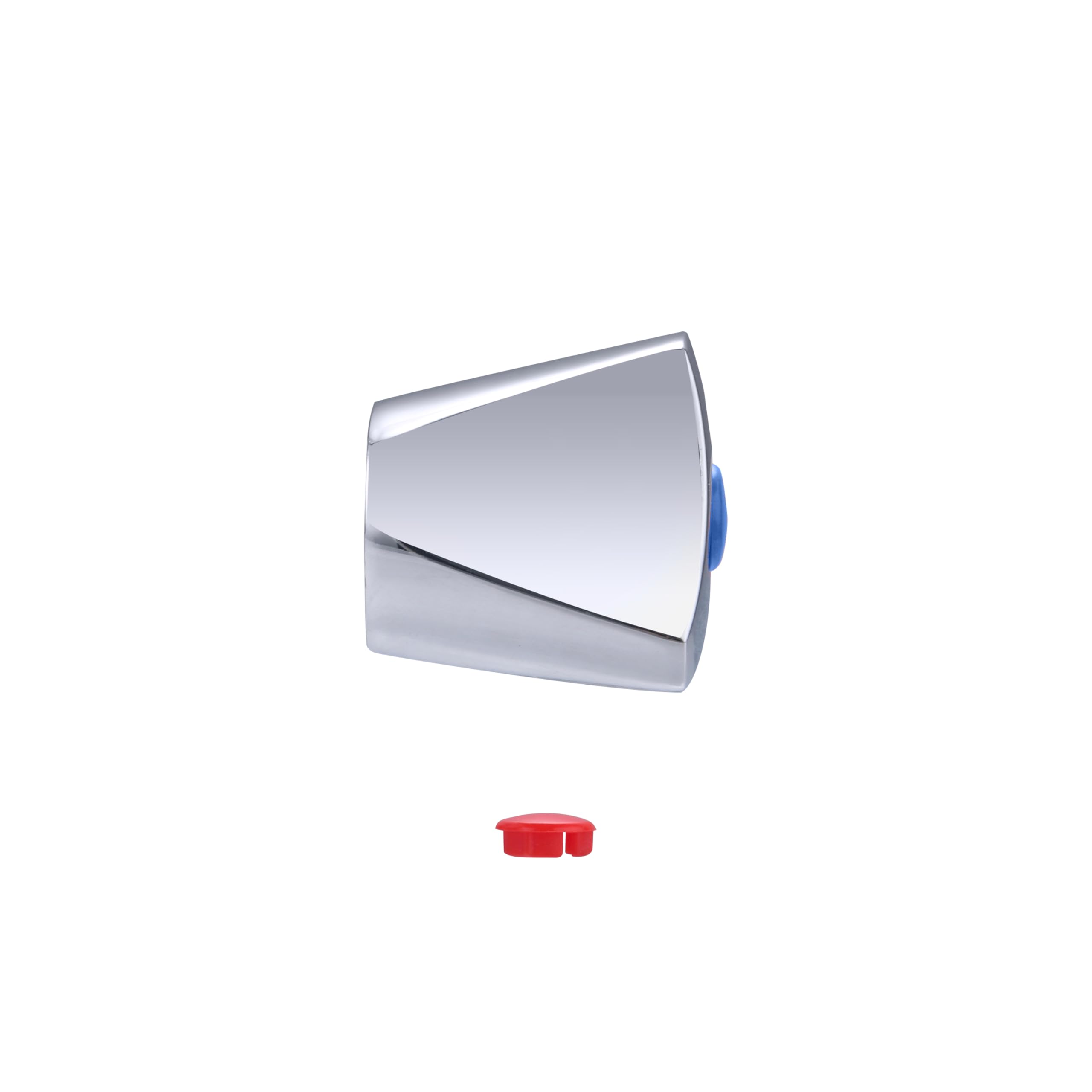 noyon-thiebault-croisillon-tricorne-m-tal-chrom-pour-robinet-avec-pastilles-bleu image 3
