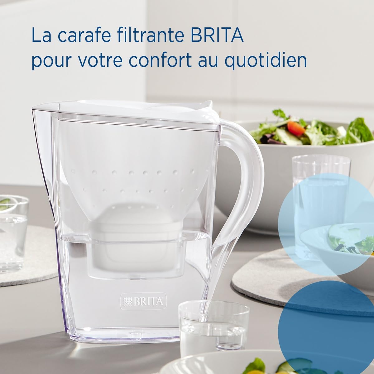 brita-carafe-filtrante-marella-2-4-l-blanche-3-cartouches-maxtra-pro-all-in-one image 2