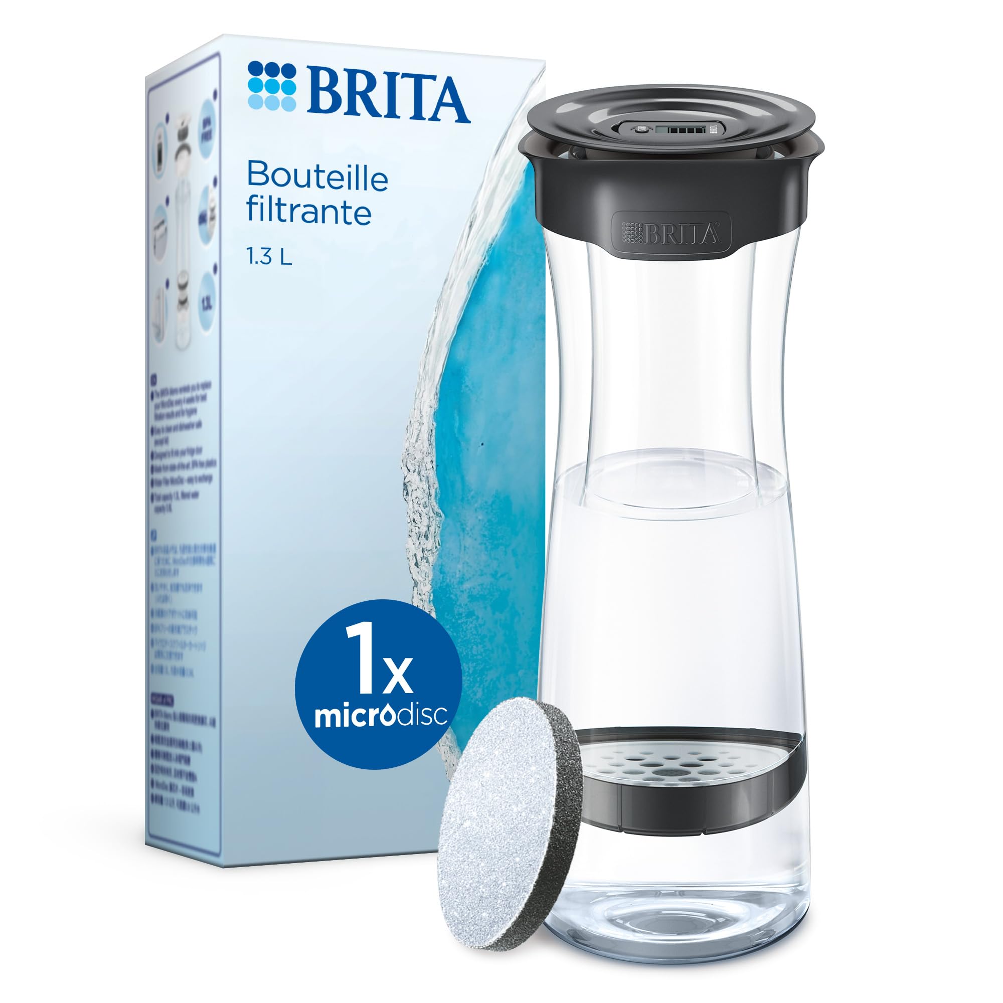 brita-carafe-filtrante-1-3-l-noir-1-microdisc image 1