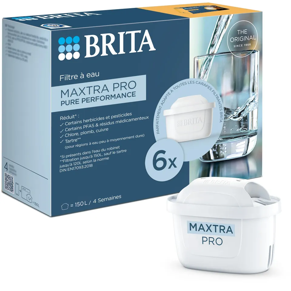 brita-maxtra-pro-pure-performance-cartouche-filtre-eau-pack-de-6 image 1