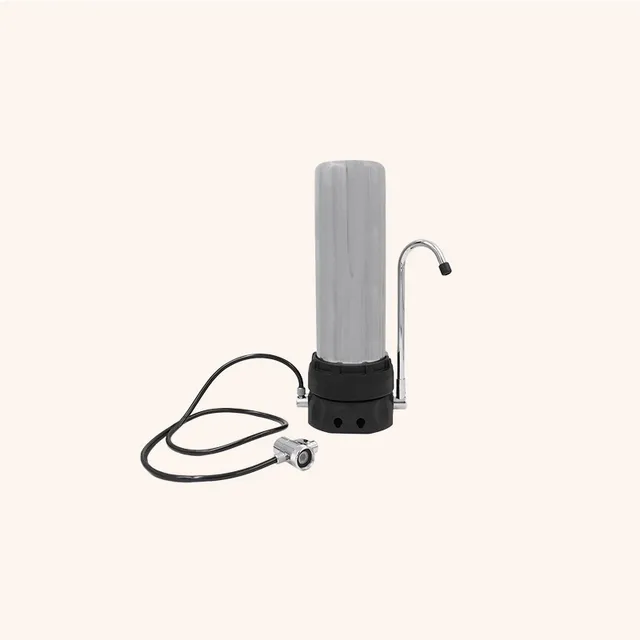hydropure-inox-filtre-sur-vier-raccord-robinet image 1
