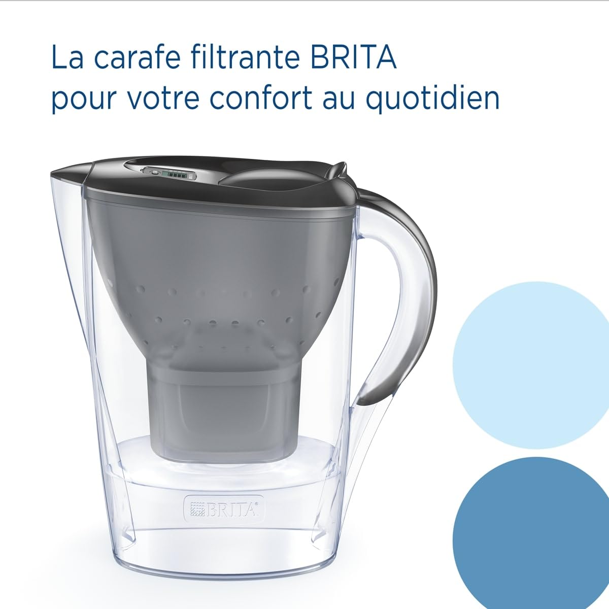 brita-marella-carafe-filtrante-2-4-l-gris-1-cartouche-maxtra-pro-all-in-one image 2