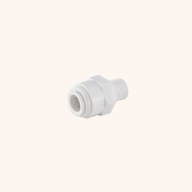 hydropure-union-simple-m-le-tubing-3-8-filetage-1-4-nptf-raccord-osmoseur image 1