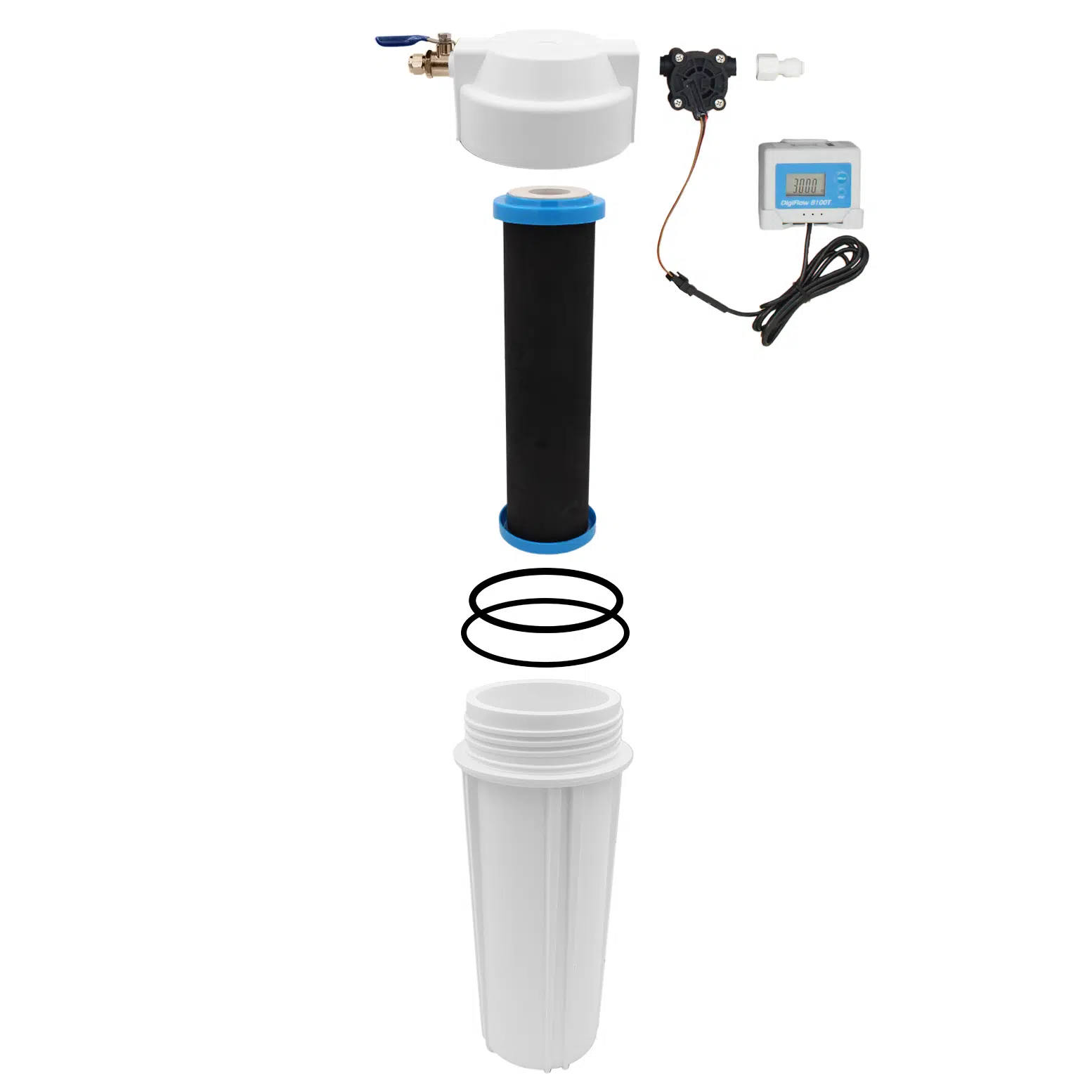 hydropure-filtre-sous-vier-mod-le-1-bol-avec-compteur-digital image 2