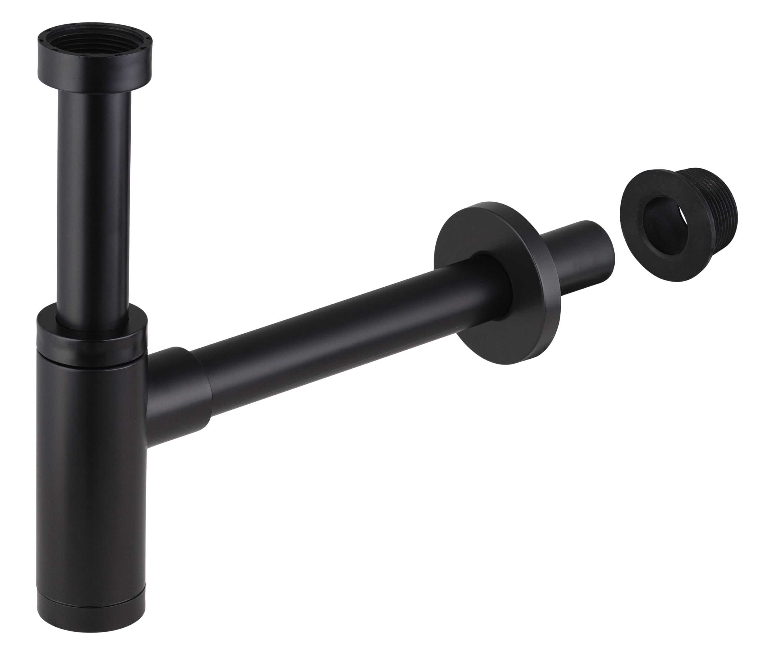 noyon-thiebault-siphon-de-lavabo-noir-mat-f33x42-32-r-glable-70-250-mm image 1