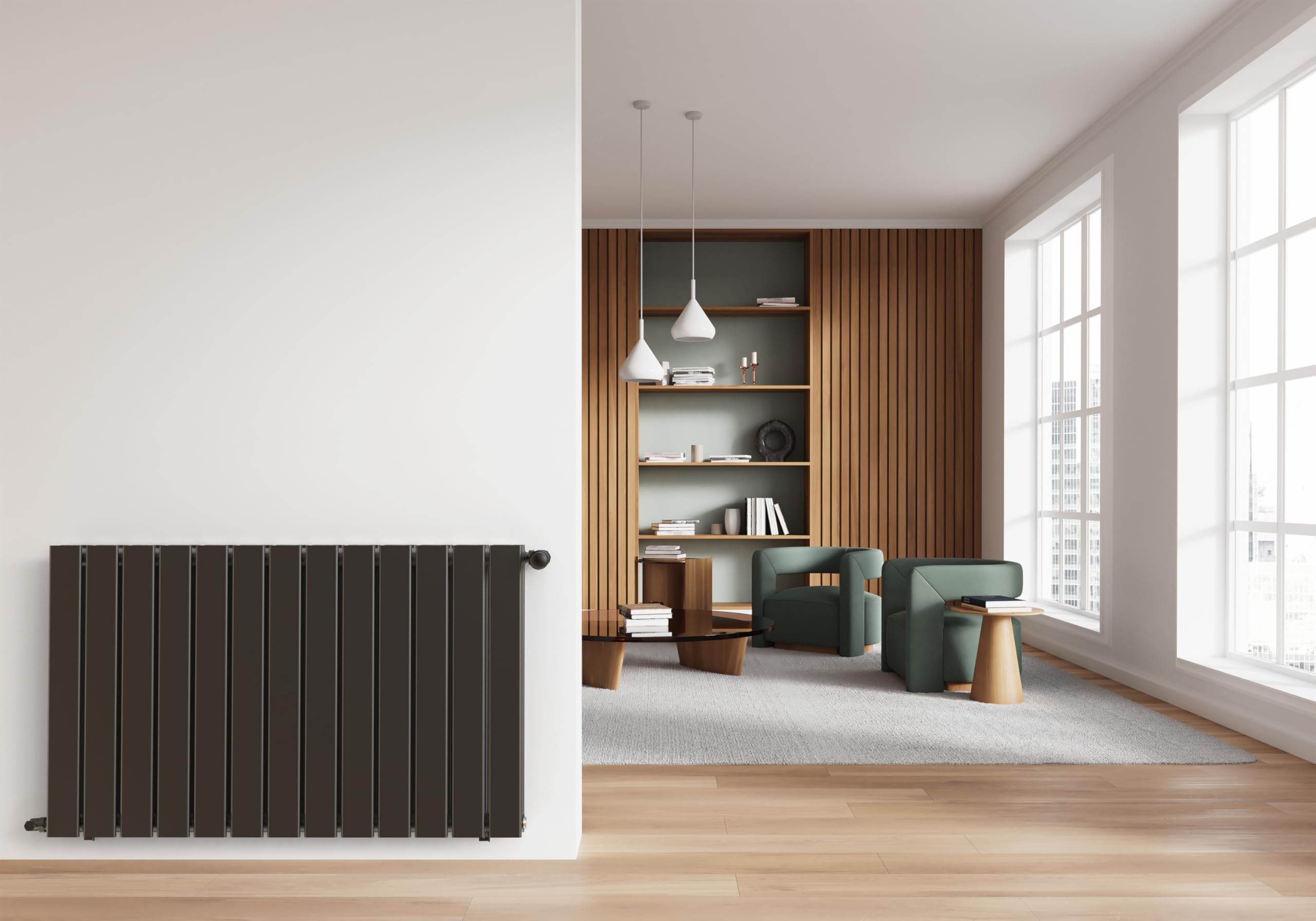 noyon-thiebault-nytia-radiateur-eau-chaude-horizontal-acier-double-lame-anthraci image 3